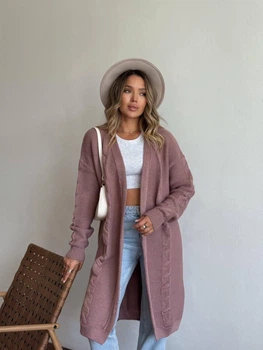 Fashions • Жіночий Кардиган Італія Fashions 44-52 пудра (766-нс)
