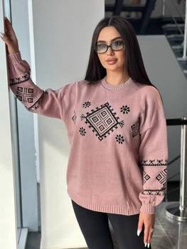 Fashions • Свитер женский Чародейка Fashions 46-56 пудра (768-нс)