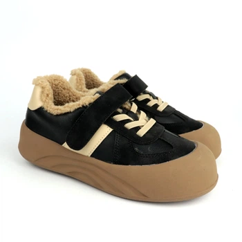 Зимние кроссовки для девочки Apawwa (B5763R black) Размер 35, 22.8 см