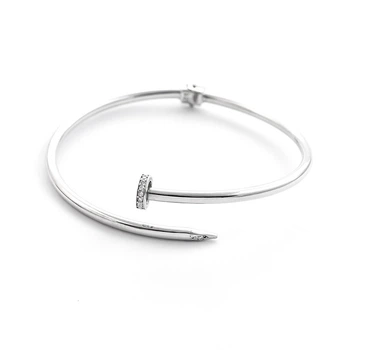 Браслет гвоздь Maxi Silver 9444 SE One Size Серебристый