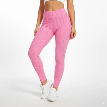 Леггинсы компрессионные No Brand Push-Up L-XL Розовый (ACLLEG-PNK-0165)