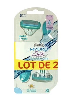 Жіночі одноразові верстати Wilkinson Hydro Silk Sensitive Care (3+3) (01611)