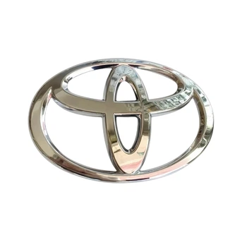Емблема решітки, задня TOYOTA хром 100х70 мм пластик (на скотчі)