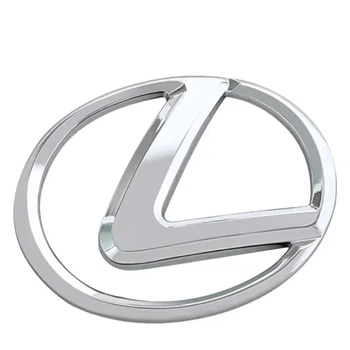 Емблема керма LEXUS хром 64х46мм пластик (на скотчі)