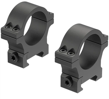 Кольца средние Leupold 30 мм Open Range Cross-Slot Rings