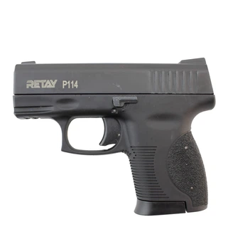 Пистолет стартовый Retay P114, 9мм. Цвет - Black