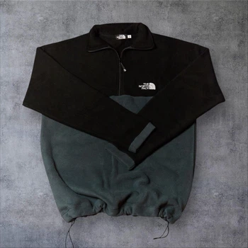 Мужской зимний анорак The North Face XL черно-серый (Т0072)