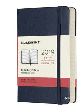 Ежедневник Moleskine 2019 9 х 14 см 400 страниц Сапфир (8058341715680)