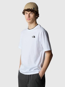 Футболка бавовняна довга чоловіча The North Face M S/S North Faces NF0A87NUFN41 L Біла (800070321594)