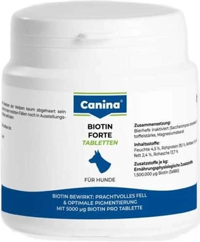 Витамины Canina Biotin Forte Tabletten для собак 100 г, 30 таблеток