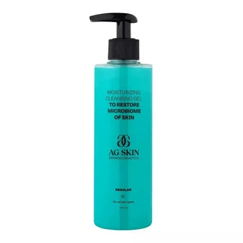 Увлажняющий очищающий гель AG SKIN Regular Moisturizing Cleansing Gel Restoring Skin Microbiome 245 мл