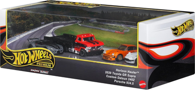 Zestaw pojazdów Mattel Hot Wheels Premium Collector Supra, Porsche, Datsun GMH39-957A 4 szt. (194735263615)