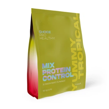 Низкокалорийный питательный коктейль для контроля и коррекции веса Mix Protein control Yummy Tropical CHOICE PRO HEALTHY 99101275101