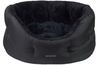 Лежак для собаки Amiplay Aspen Colosseum L чорний (5907563240995)