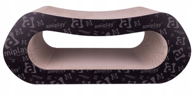 Drapak dla kota Amiplay Scratchy M Czarny (5907563315747)