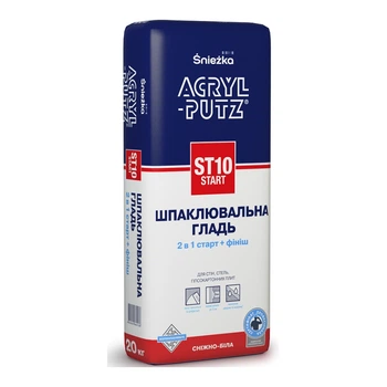 Суха шпаклівка Sniezka Acryl-Putz Start "2 в 1", 20 кг