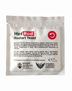 Винные дрожжи для перезапуска брожения Hot Rod Restart 21 г