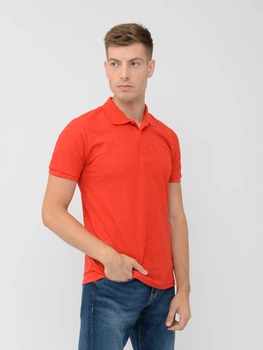 Поло довге чоловіче Fruit of the loom 65/35 063 402 040 L Червоне (5000000000456)