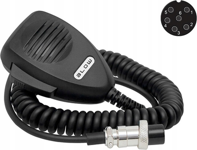 Mikrofon Blow CB 6PIN Black (24-116#)