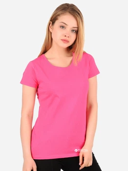 Футболка бавовняна жіноча Fruit of the loom Valueweight Ladies 061372057 L Малинова (5000000005192)