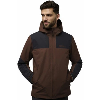 Куртка утеплена JASPER INS JKT M Jack Wolfskin A61872_D0107 44 Коричневий (4064886587945)