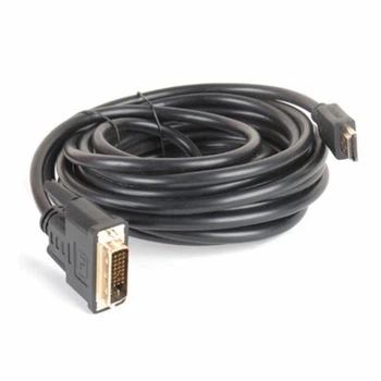 Кабель мультимедійний HDMI M to DVI M 5.0m 24+1pin Gemix (Art.GC 1418)