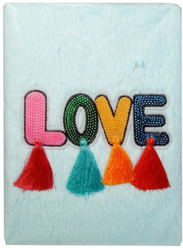 Щоденник плюшевий Swede з написом LOVE (5902496203253)