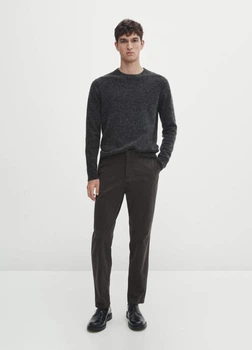 Брюки чино slim из хлопка Massimo Dutti 2001802c17 W30 Серые (100000395)