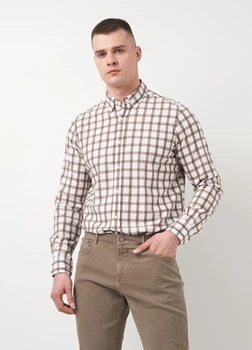 Рубашка из хлопка Massimo Dutti 165459700p09 S Комбинированная (100000397)