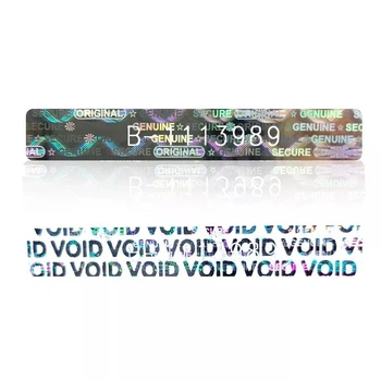 Наклейки пломбировочные гарантийные (номерные) VOID