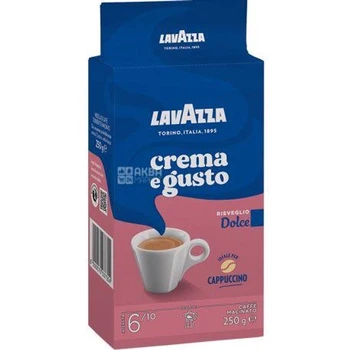 Кава мелена Lavazza сrema e gusto Dolce 250 г