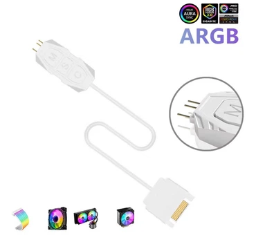 ALSEYE контроллер ARGB 5v 3pin SATA White