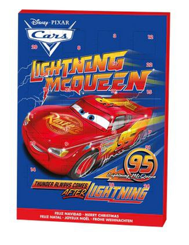 Шоколадный адвент-календарь Cars Молния МакКуин, 50 г