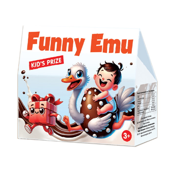 Набор конфет «Funny Emu» и игрушка в подарок, 100 г.