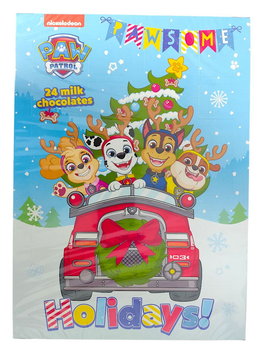 Адвент-календар з шоколадом PAW Patrol Holidays, 70 г