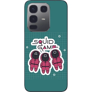 Силиконовый чехол SMTT для Infinix Note 50 Pro+ 5G (X6856) Игра в кальмара Солдаты