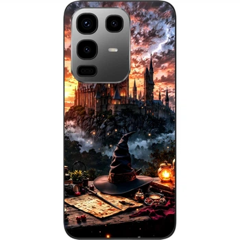 Силиконовый чехол SMTT для Infinix Note 50 (X6858) Закат над Хогвартсом