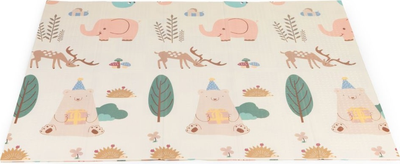 Mata piankowa dla dzieci Iplay edukacyjna dwustronna składana 200 x 180 cm (6958868880378)