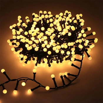 Светодиодная гирлянда Crown 480 LED 10 м 220 В Тёплый Белый (WLS-QX-DC2164W10)