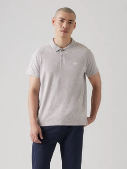 Поло длинное мужское Levi`s 762721130 XL Серое (1159855877)
