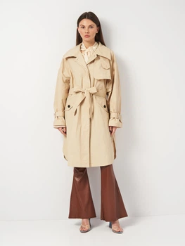 Плащ женский H&M 0991265_беж M-L Светло-бежевый (KAY2000001577837)