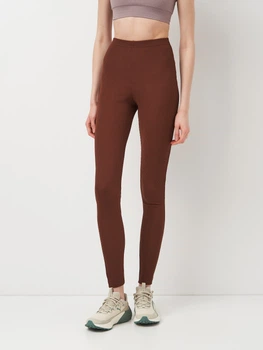 Лосины женские Boohoo GZZ71148 36 Темно-коричневые (KAY2000001573228)