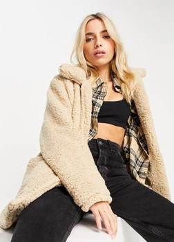 Кожушок жіночий ASOS 300075-4 42 бежевий (300075479966)