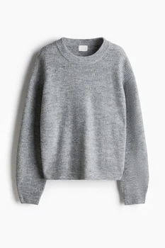 Жіночий джемпер H&M 211392-2 XS(160/8/0) сірий (2113920002)