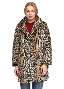 Еко шуба жіноча H&M 709484-4 32(155/76) коричневий (2000004889852)