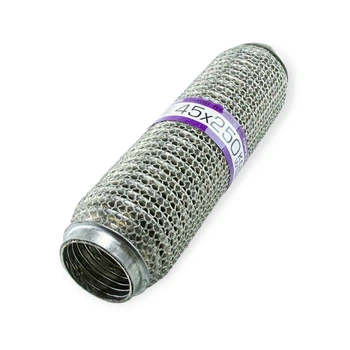 Гофра глушника 45х250 (3-х шарова) кольчуга, interlock EuroEx