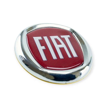 Эмблема решетки радиатора Fiat Doblo, Dukato, Fiorino, Scudo Ø 12,0см, красная