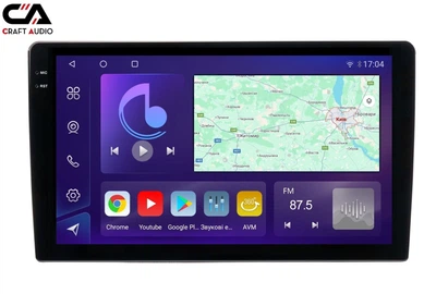 Автомагнітола CraftAudio QMS-108256 Android13 QLED 8+256Gb 10" 2K