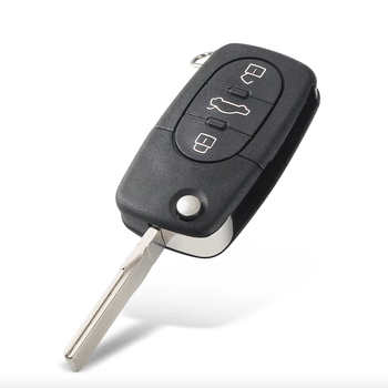 Корпус ключа для AUDI (Ауді) OLD 66x35 mm 3 кнопки (+емблема) Countryman