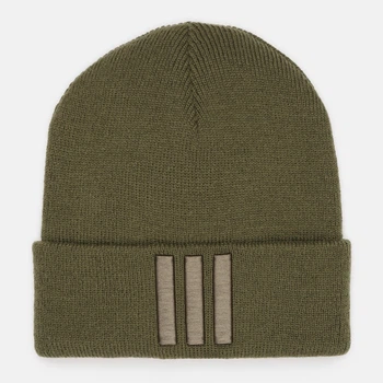 Шапка Adidas 3-Stripes Beanie JY3171 OSFL 60 Olive Strata (4068809616088)